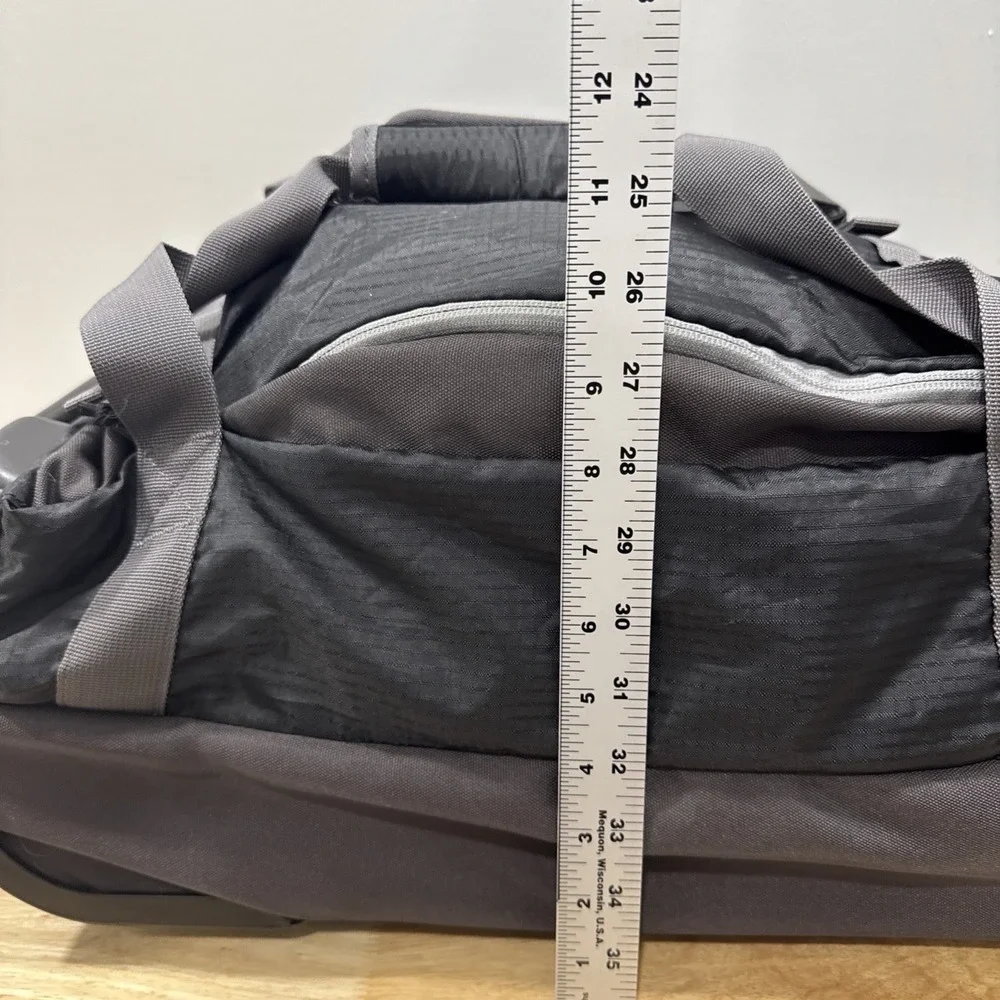 Eddie Bauer Commuter Duffel Rolling Carry On Backpack Wheeled Travel Bag Black